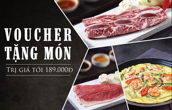 voucher tặng món